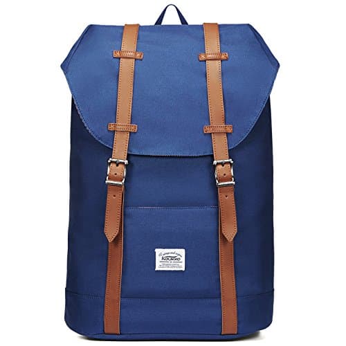 Sac à dos toile canvas bleu